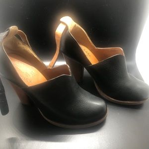 Korkease heeled clog with ankle buckle GORGEOUS!